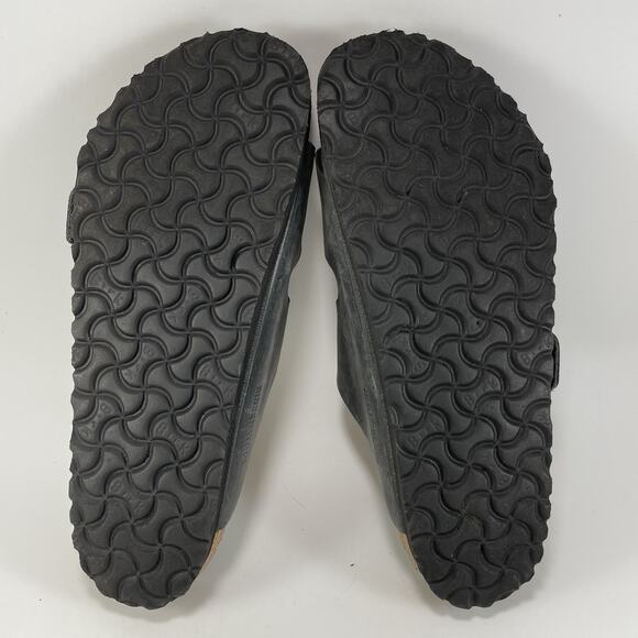 Birkenstock Arizona Oiled Leather Sandals Womens 41 US 10-10.5 Slide Black - Picture 7 of 9